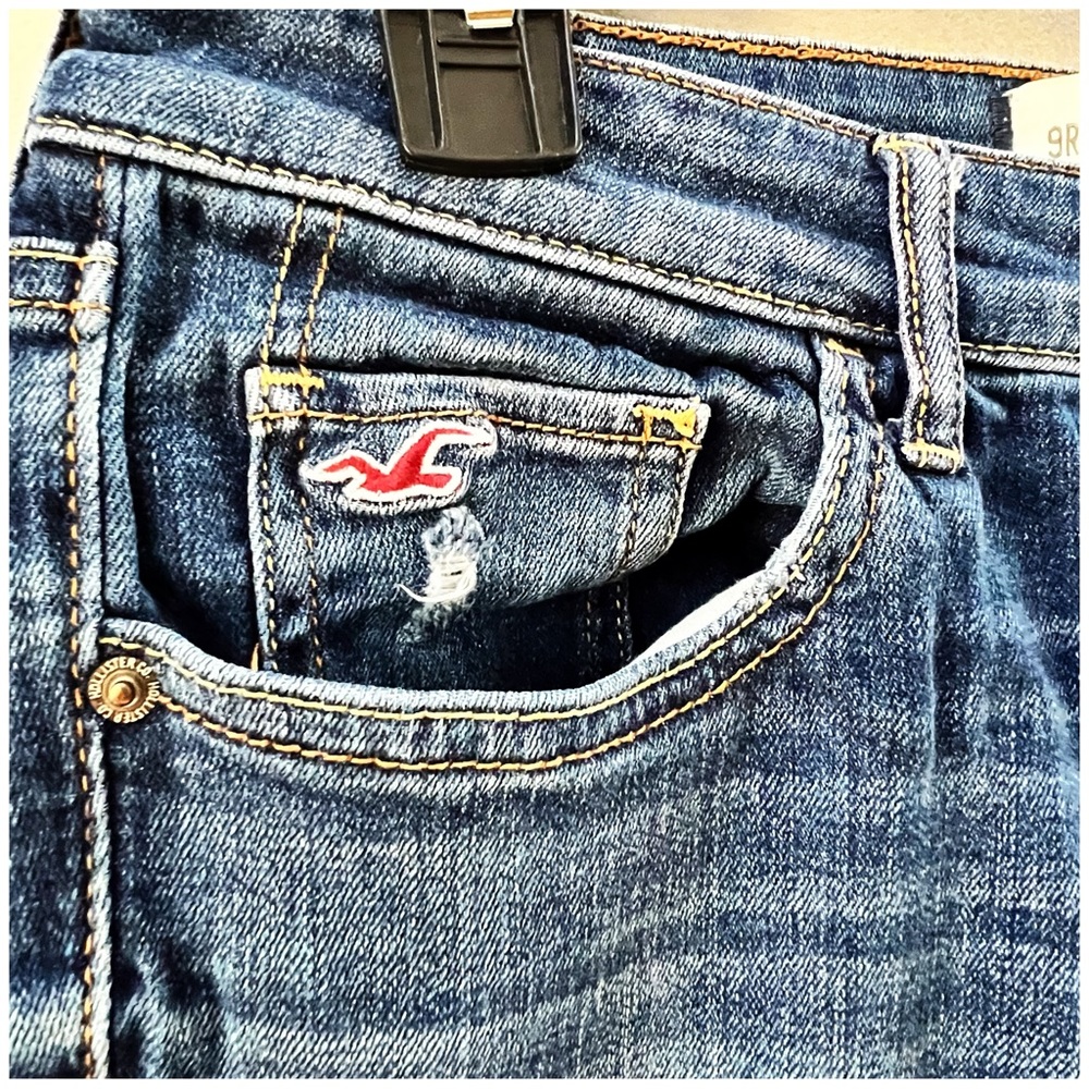 Hollister Distressed Raw Hem Jeans Size 29 - Picture 4 of 16